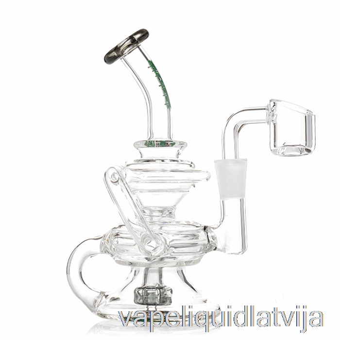 Ooze Rip Tide Mini Recycler Dab Rig Tumši Zils (dzidrs / Zils) Vape šķidrums